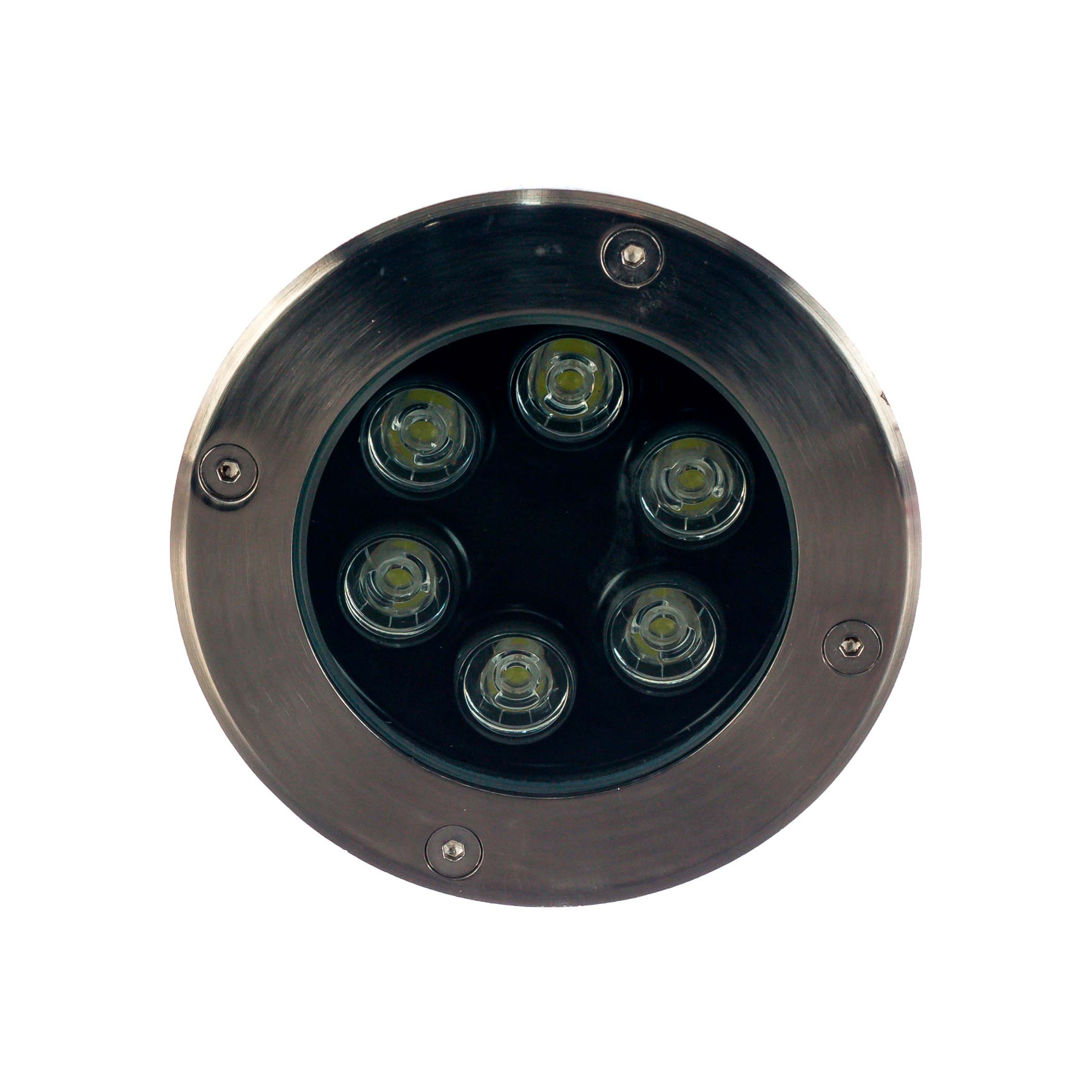 Светильник тротуарный, 6LED теплый белый, 6W, 120*H90mm, IP 67, SP4112 Feron